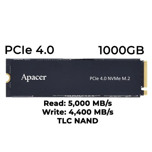 Apacer AS2280Q4X 1TB Gen4 M.2 NVMe SSD