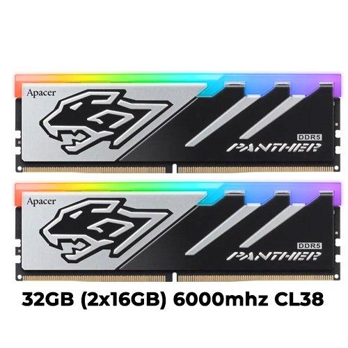 Apacer Panther RGB DDR5 32GB (2x16GB) 6000mhz CL38