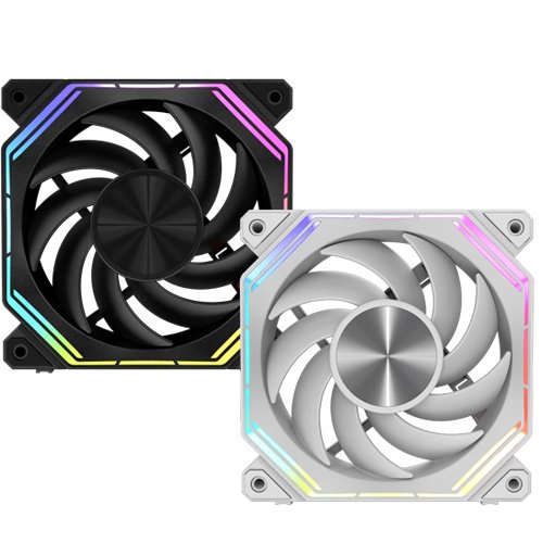DarkFlash Infinity 34 (Black/White) (Regular/Reverse Blade) ARGB PWM Fan