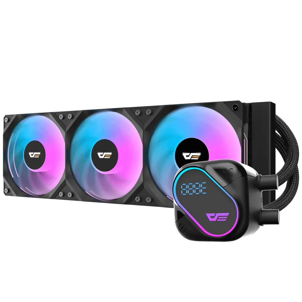 DarkFlash Explore DO360 AIO ARGB w/ Digital Display (Black) - Image 2