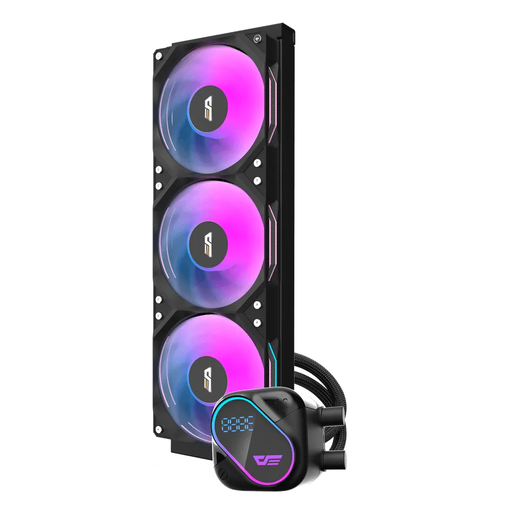 DarkFlash Explore DO360 AIO ARGB w/ Digital Display (Black) - Image 3