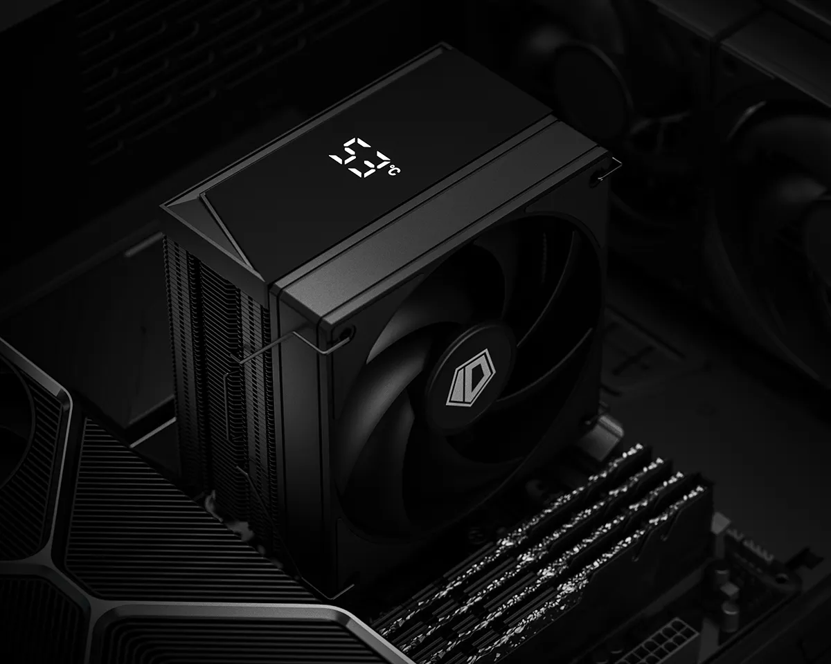 ID-Cooling FROZN A410 TD Digital (Black) 4 Heat-Pipe Tower Cooler - Image 2