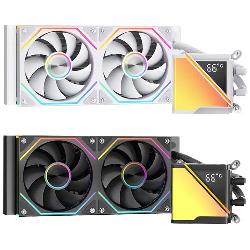 Jungle Leopard Stellar Realm RS 240 (Black/White) AIO w/ Digital Display