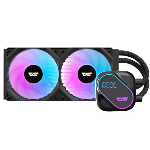 DarkFlash Explore DO240 AIO ARGB w/ Digital Display (Black)