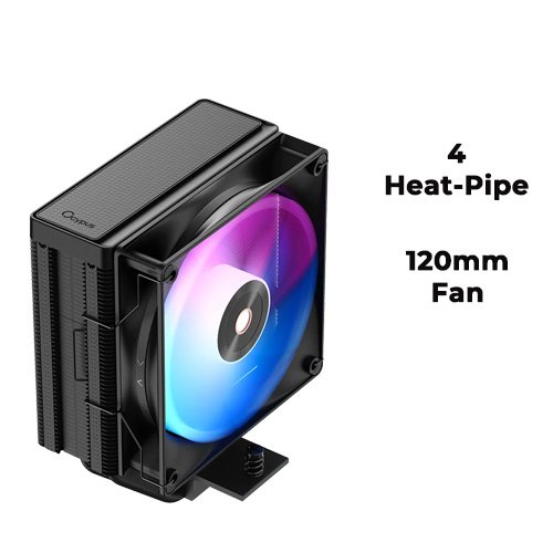 Ocypus Delta A40 ARGB (Black) 4 Heat-Pipe Tower Cooler